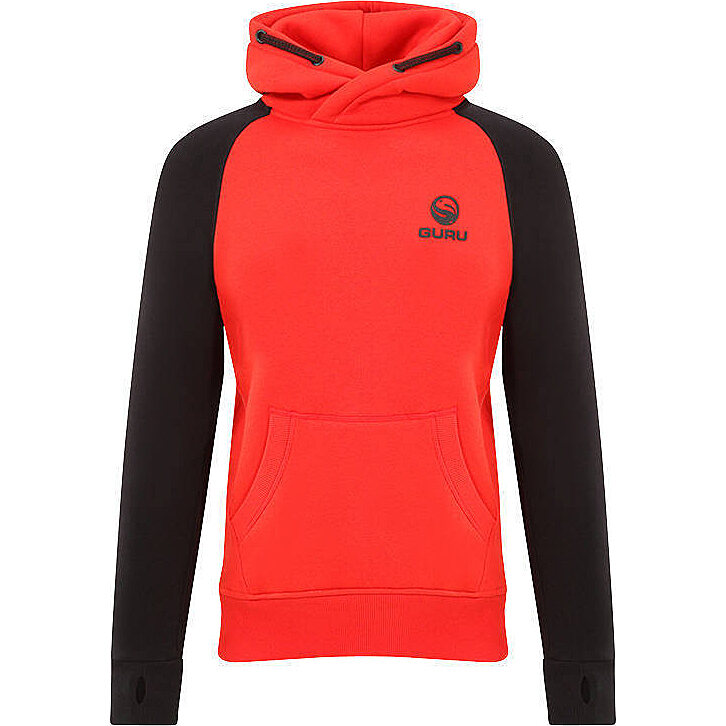 Guru Hoodie Red-Black | Tackleshop.nl