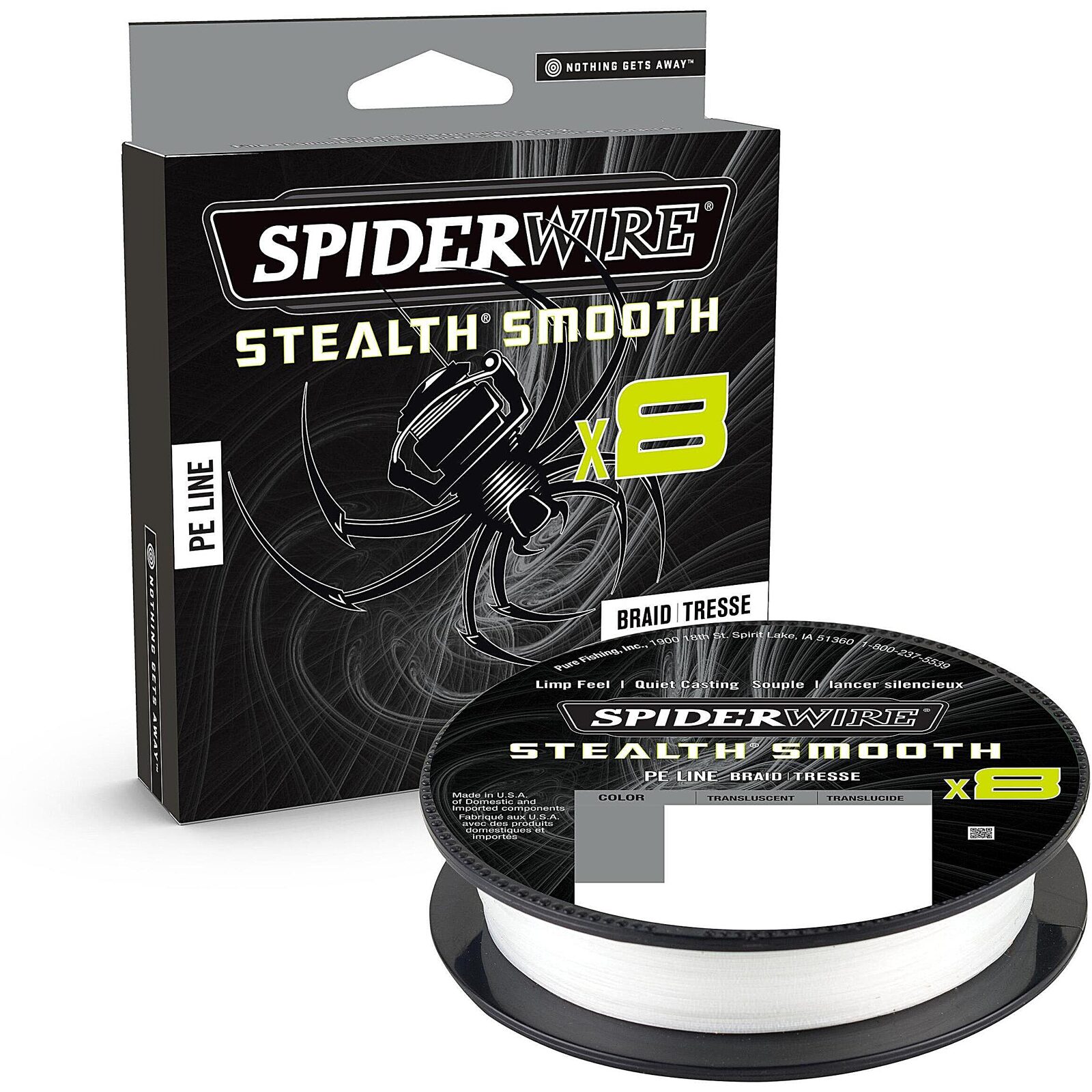 Spiderwire Stealth Smooth 8 Translucent kopen? Snelle levering!