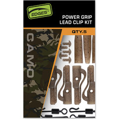 Fox Edges Camo Power Grip Lead Clip Kit