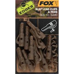 Fox Edges Camo Slik Lead Clip + Pegs