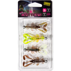 Fox Rage Critters Mixed Colour UV Micro Critter 5cm Loaded 3gr - Op voorraad