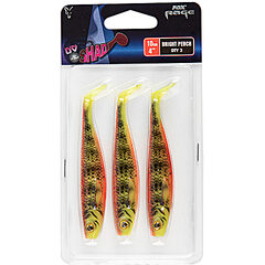 Fox Rage Pro Shad 10cm Bright Perch UV 3st - Op voorraad
