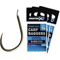 Matrix Carp Baggers Barbless Hooks