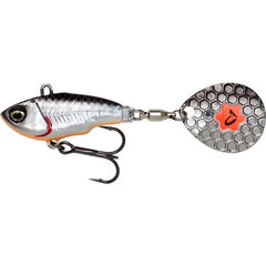 Savage Gear Fat Tail Spin NL 6.5cm 12.5gr Dirty Silver - Op voorraad