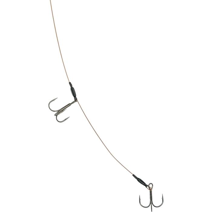 Rozemeijer Deadbait Leaders 2x #6 treble 50cm 30lb