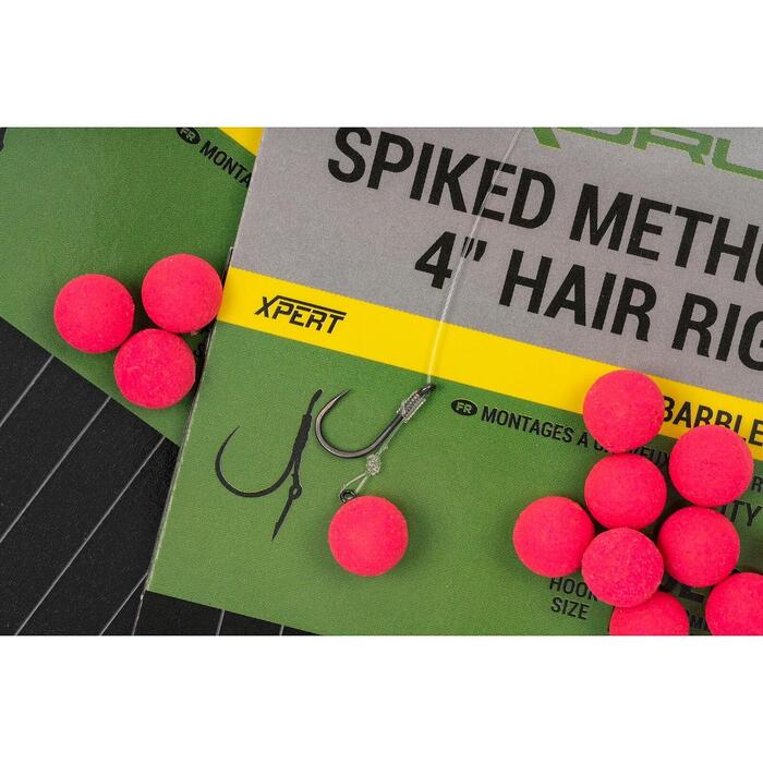 Korum Spiked Method Hair Rigs 8lb #14 Barbless 4 inch