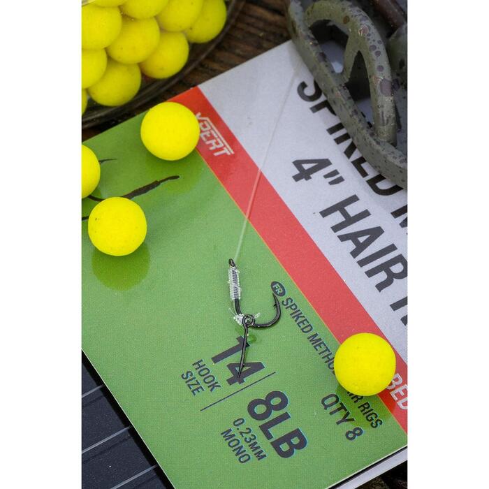 Korum Spiked Method Hair Rigs 12lb #10 Barbed 4 inch