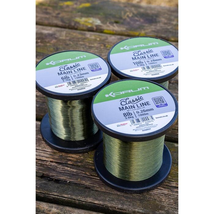 Korum Classic Main Line 1000m 0.28mm