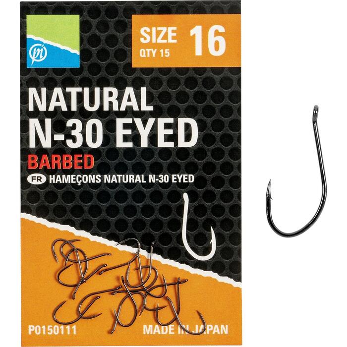 Preston Natural N-30 Eyed #16