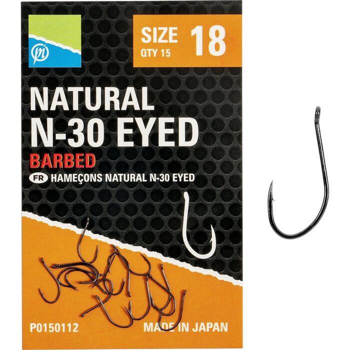 Preston Natural N-30 Eyed #18