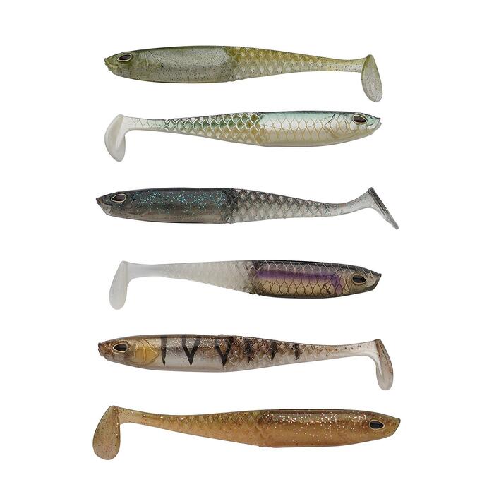 Berkley Cullshad Slim 10cm 6pcs Mixpack Clear W