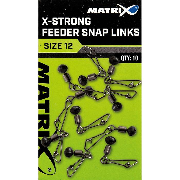 Matrix X-Strong Feeder Snap Links Size 10