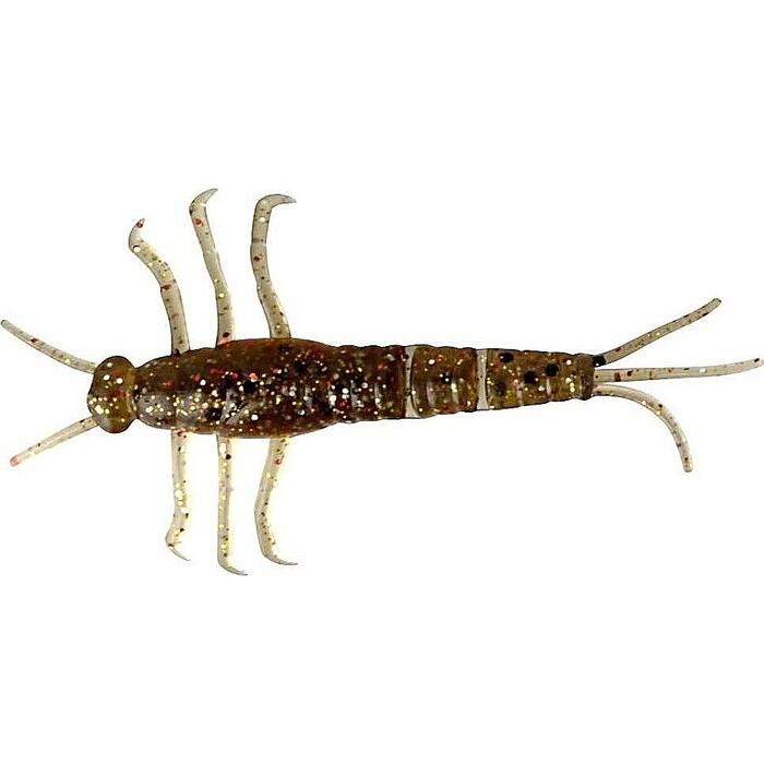 Savage Gear Ld Pvc Mayfly Nymph 5cm Brown Glitter