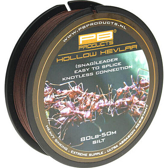 PB Products Hollow Kevlar 80lb Silt 50m