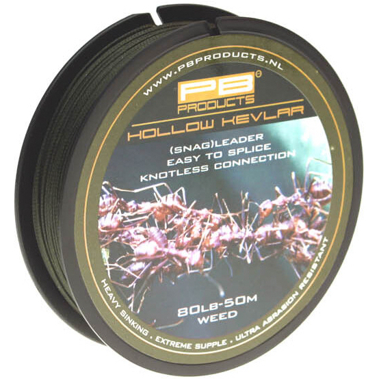 PB Products Hollow Kevlar 80lb Weed 50m