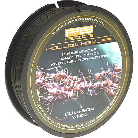 PB Products Hollow Kevlar 80lb Weed 50m