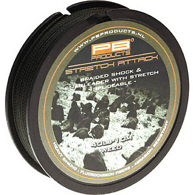 PB Products Stretch Attack Shockleader 40lb Weed 10m