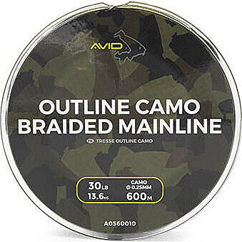 Avid Outline Camo Braided Mainline 30LB 600m