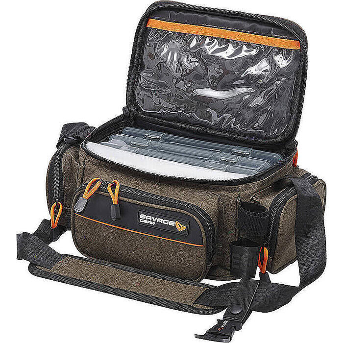 Savage Gear System Box Bags 3 Boxes 5 Bags 15x36x23cm