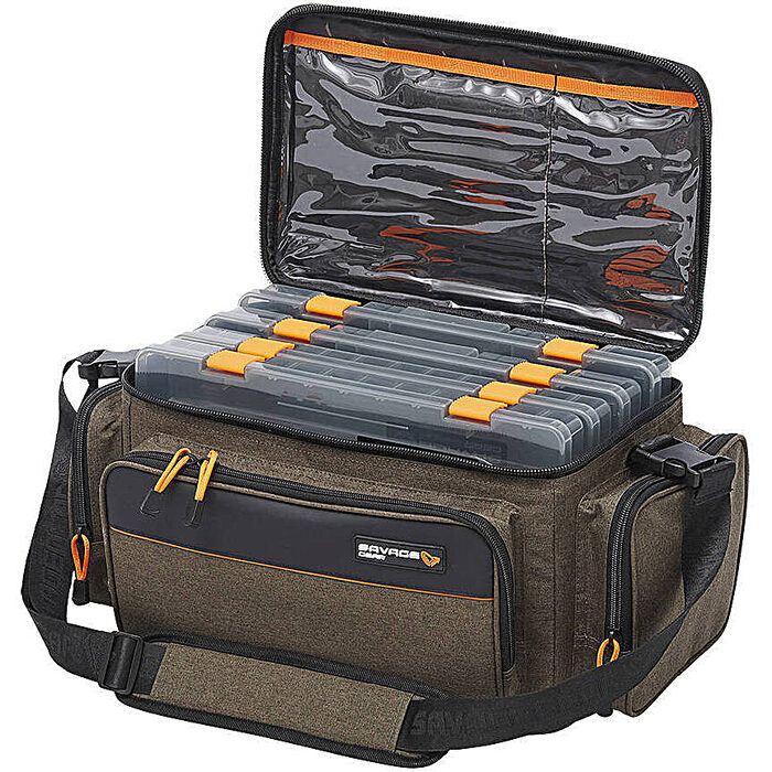 Savage Gear System Box Bags L 4 Boxes24x47x30cm