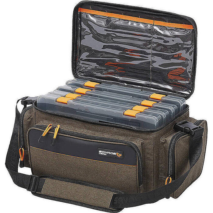 Savage Gear System Box Bags L 4 Boxes24x47x30cm