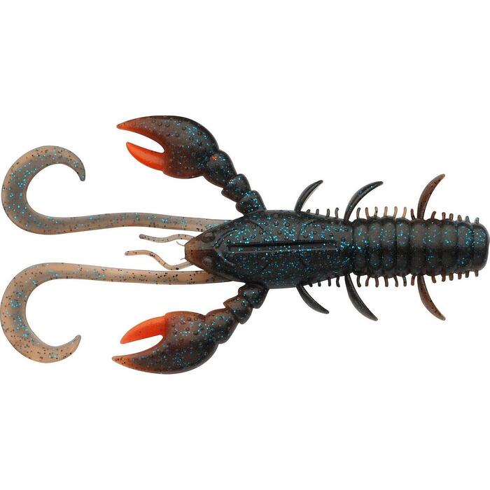 Berkley Pulse Realistic Craw 10cm Dark Cray UV Claw 6st