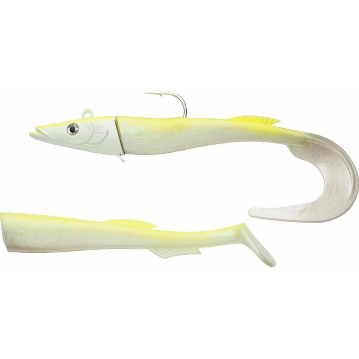 Berkley Power Sandeel 21cm 160gr White Chartreuse
