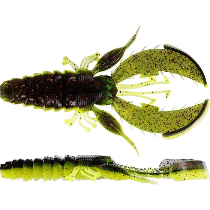 Westin CreCraw Creaturebait 6.5cm 4gr Black/Chartreuse 6st