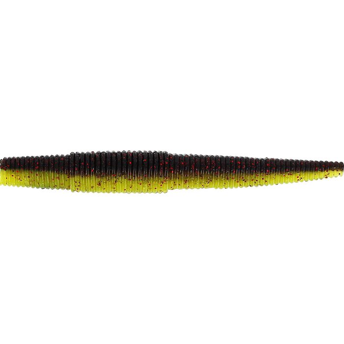 Westin Ned Worm 7cm 3gr Black/Chartreuse 7pcs