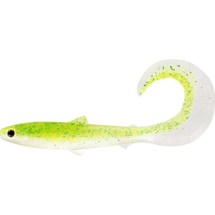 Westin BullTeez Curltail 8cm 3gr Sparkling Chartreuse 3pcs