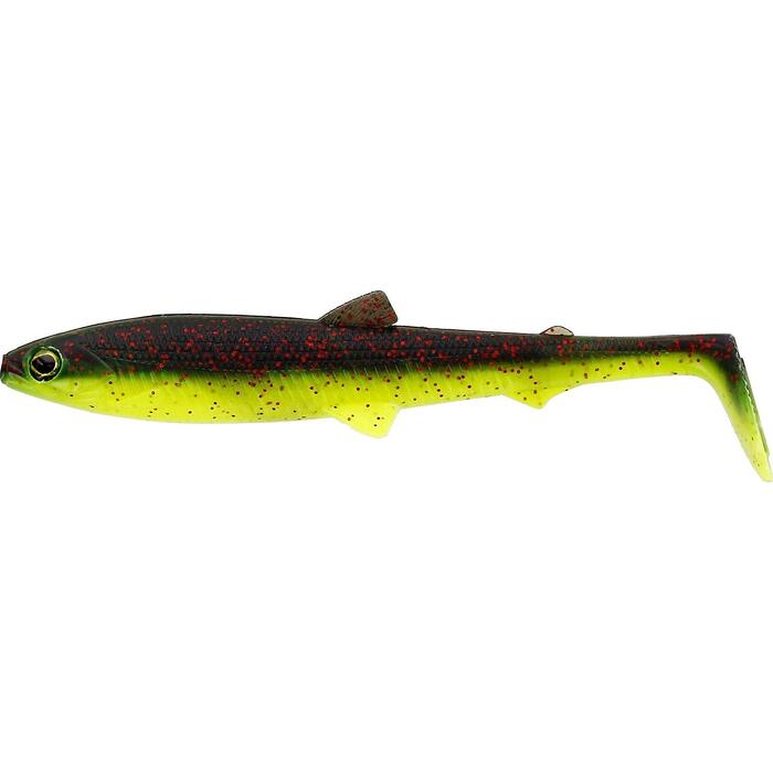 Westin BullTeez Shadtail 9.5cm 7gr Black/Chartreuse 2pcs