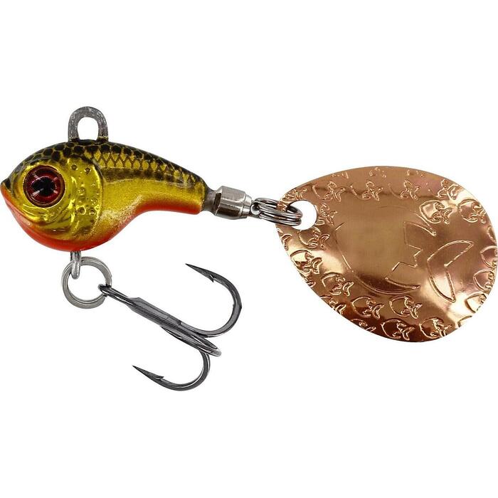 Westin DropBite Tungsten Spin Tail Jig 1.6cm 7gr Gold Rush