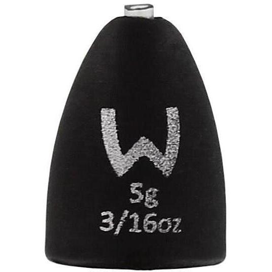 Westin Add-It Tungsten Bullet Weights 5gr Matte Black 4pcs