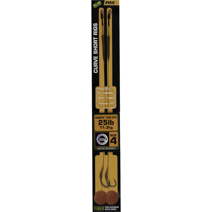 Fox Edges Camotex Semi Stiff Curve Short 26lb Size 4