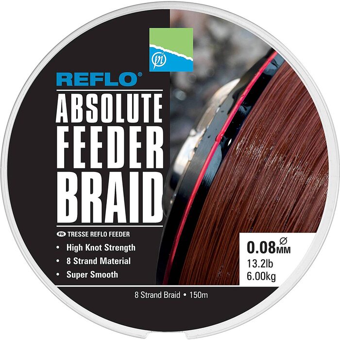 Preston Absolute Feeder Braid 0.10mm 150m