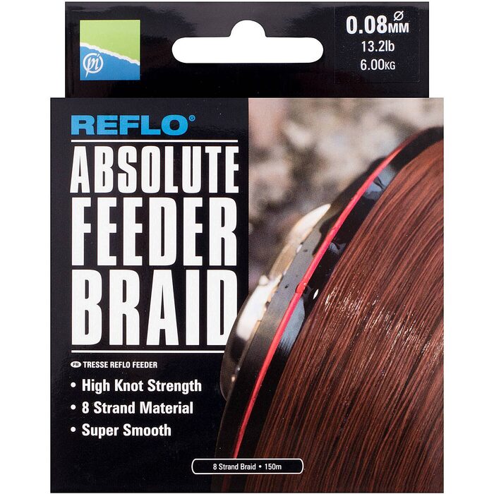 Preston Absolute Feeder Braid 0.10mm 150m