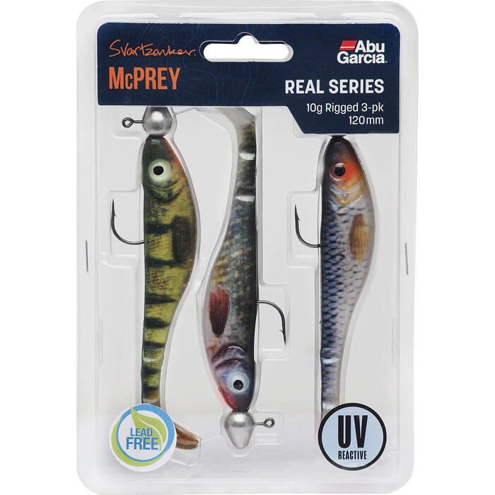 Abu Garcia Svartzonker McPrey Prerigged 3-Pack Real Series