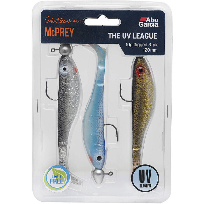 Abu Garcia Svartzonker McPrey Prerigged 3-Pack The Uv League