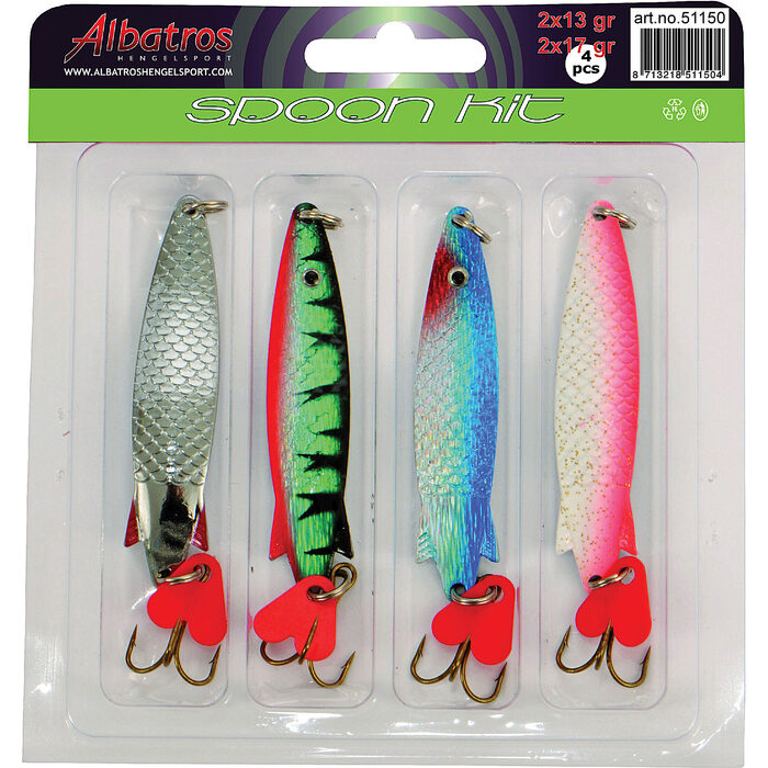 Albatros Spinnerkit Spoonkit 13-17gr