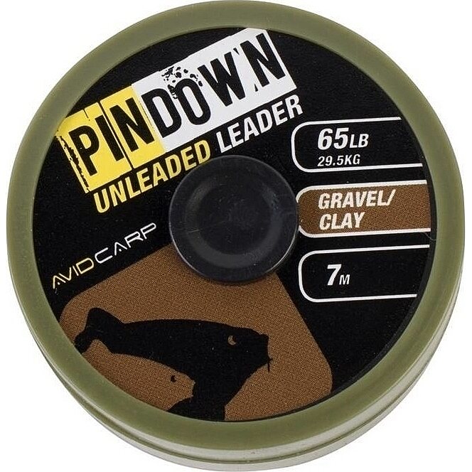 Avid Pindown Unleaded Leader Gravel - Clay 65lb
