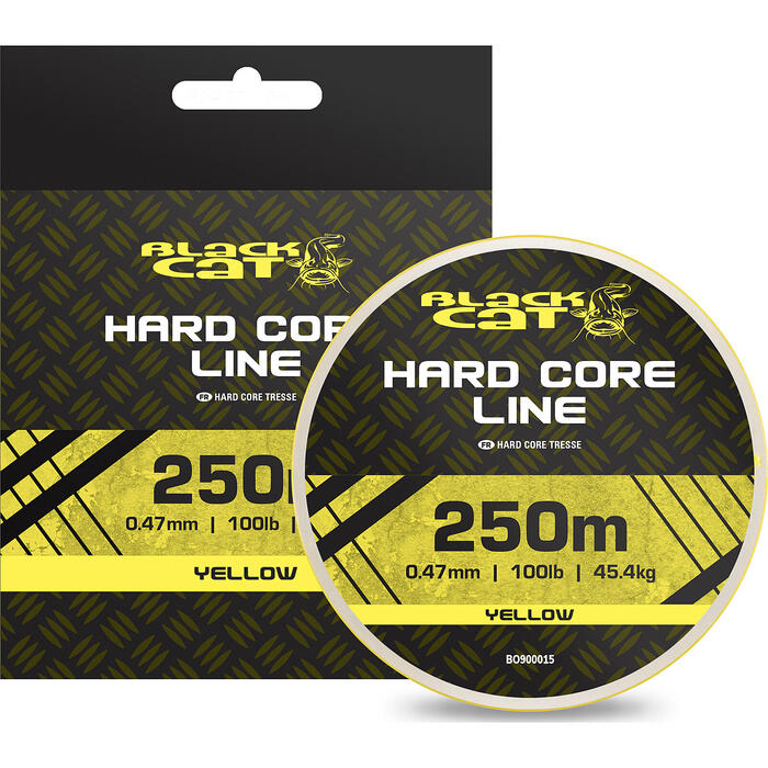 Black Cat Hard Core Line Yellow 45.4kg 0.47mm 250m