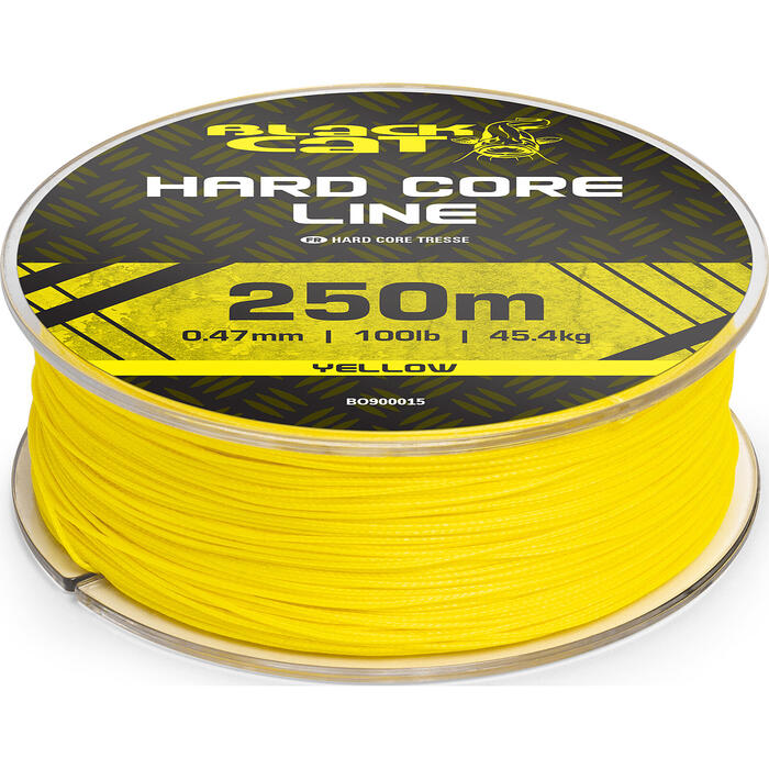 Black Cat Hard Core Line Yellow 45.4kg 0.47mm 250m