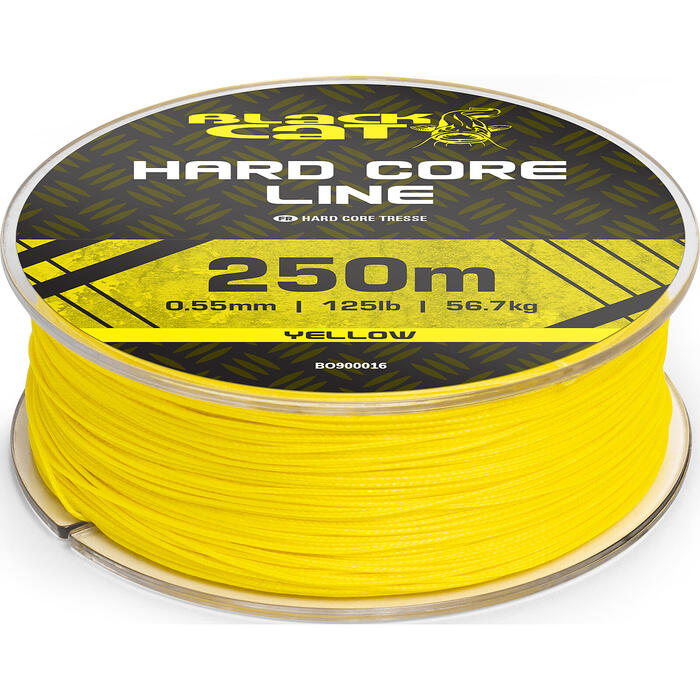 Black Cat Hard Core Line Yellow 56.7kg 0.55mm 250m