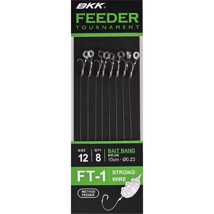 BKK Feeder Tournament FT-1 Bait Band Rigs Braid 10cm #8
