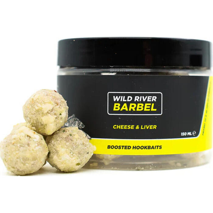 Wild River Barbel Boosted Hookbait Cheese & Liver 16mm