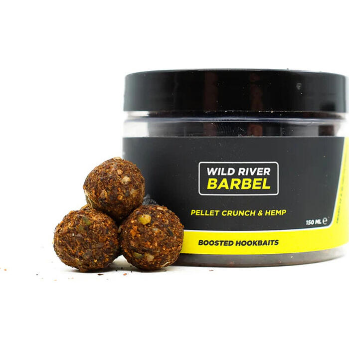 Wild River Barbel Boosted Hookbait Crunch & Hemp 16mm