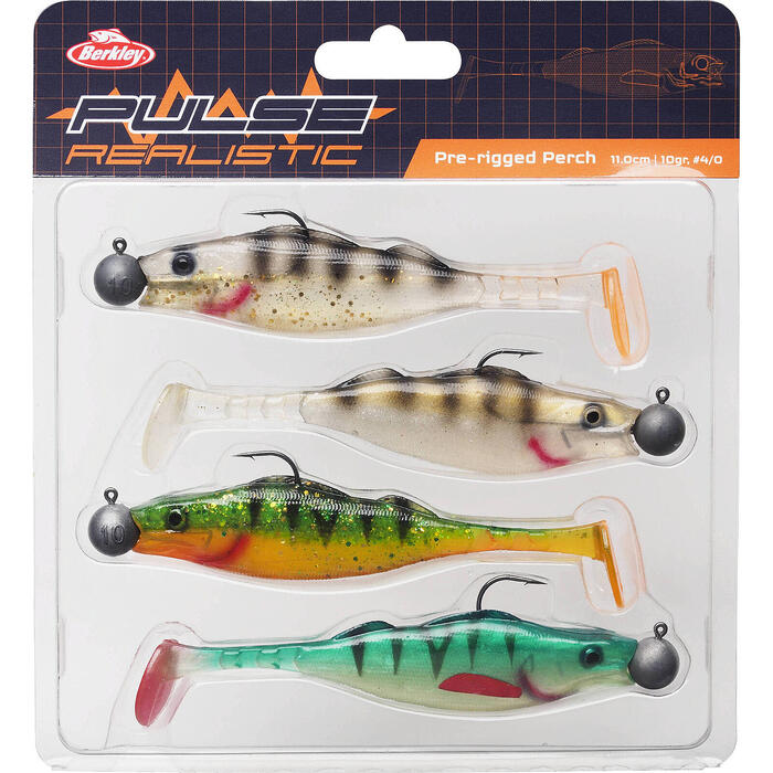 Berkley Pulse Realistic Perch Prerigged 7cm 7gr 4pcs