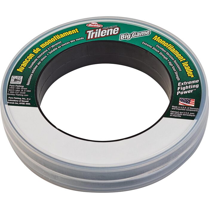 Berkley Big Game Mono Leader Clear 50m 0.61mm 40lb