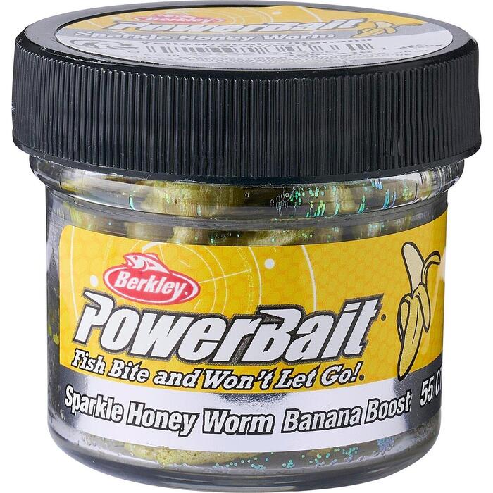 Berkley Powerbait Power Honey Worm Banaan Yellow-Scales