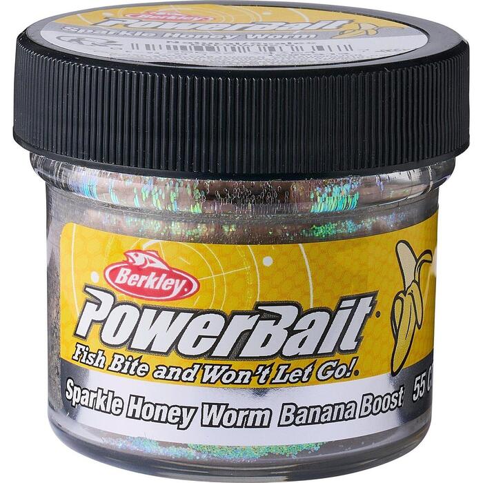 Berkley Powerbait Power Honey Worm Banaan Natural-Scales